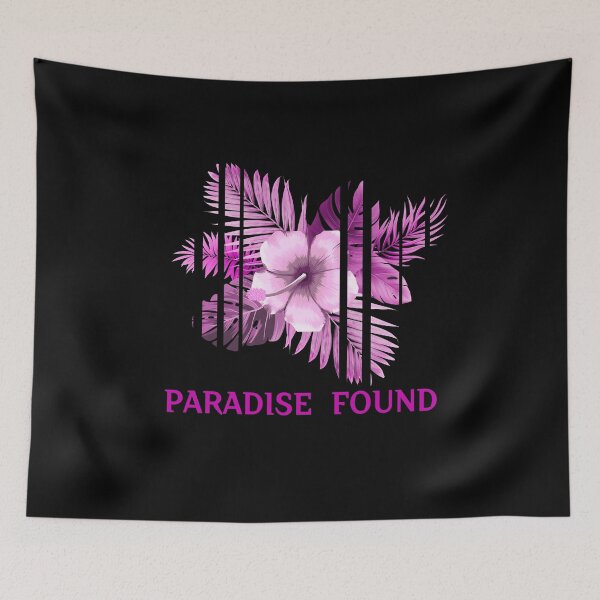 Item preview, Paradise Found Hibiscus Purple designed and sold by KONTOUR-SOMIN.