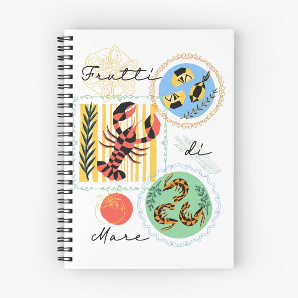 Item preview, Lobster and Shrimp Frutti di Mare Illustration designed and sold by Oniyasha.
