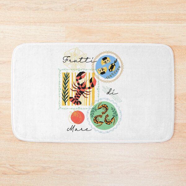 Item preview, Lobster and Shrimp Frutti di Mare Illustration designed and sold by Oniyasha.