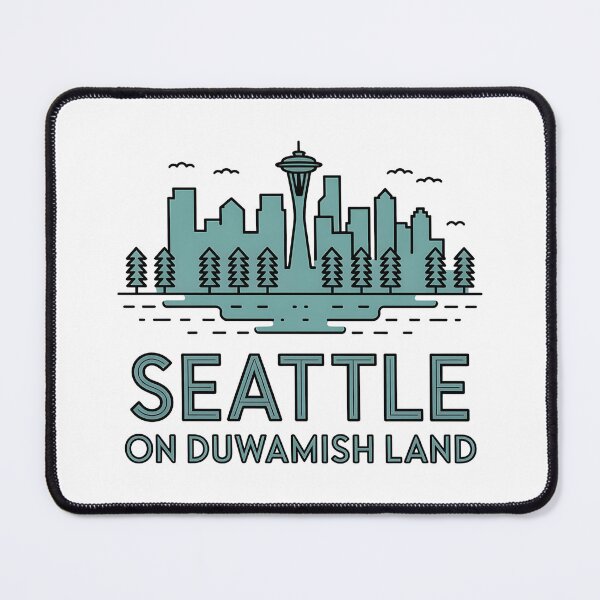 Item preview, Seattle on Duwamish Land • Acknowledgement City Map designed and sold by Blok45.
