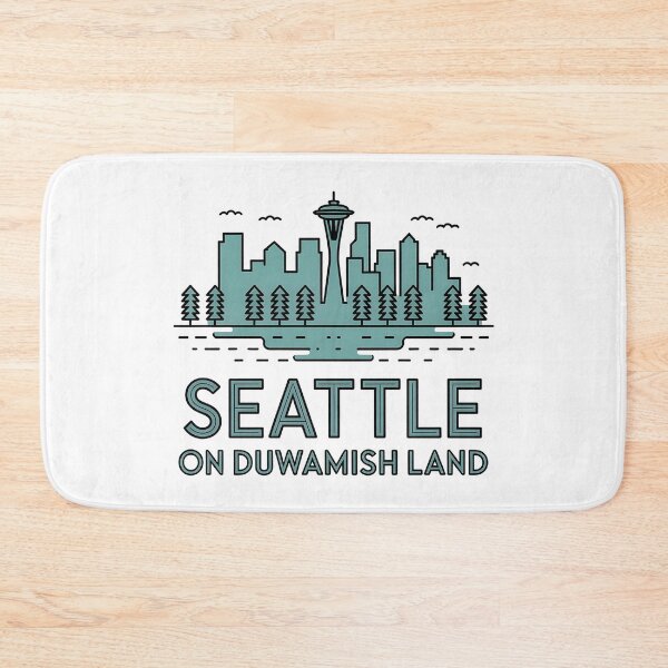 Item preview, Seattle on Duwamish Land • Acknowledgement City Map designed and sold by Blok45.