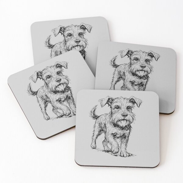 Item preview, Schnauzer – Cute Dog Illustration for Pet Lovers designed and sold by donwillisjrart.