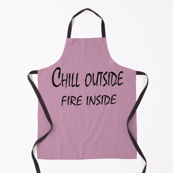 Item preview, Chill Outside, Fire Inside – Alpha Energy & Focus Mindset Quote Design designed and sold by ArtNestVerse.