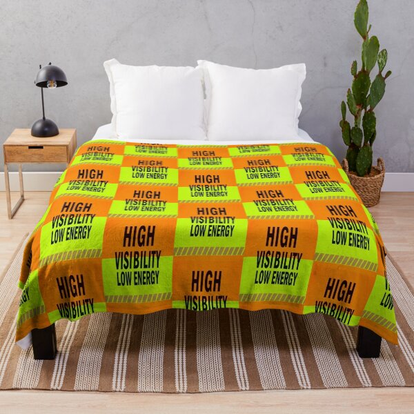 Item preview, High Visibility Low Energy • Safety-Vest Style Funny Sticker & Tee designed and sold by CMdigit.