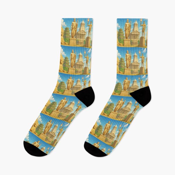 Item preview, Seven Wonders of the Ancient World designed and sold by ArtofGR.