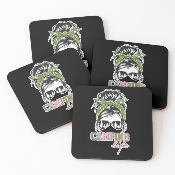 Item preview, Messy Bun Camping Life designed and sold by AlienOccupation.