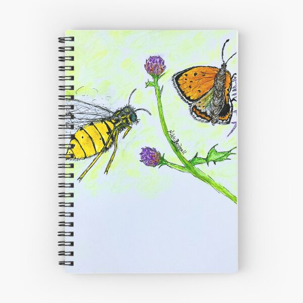 Item preview, Butterfly Wasp Attack designed and sold by Thoughtfulbugs.