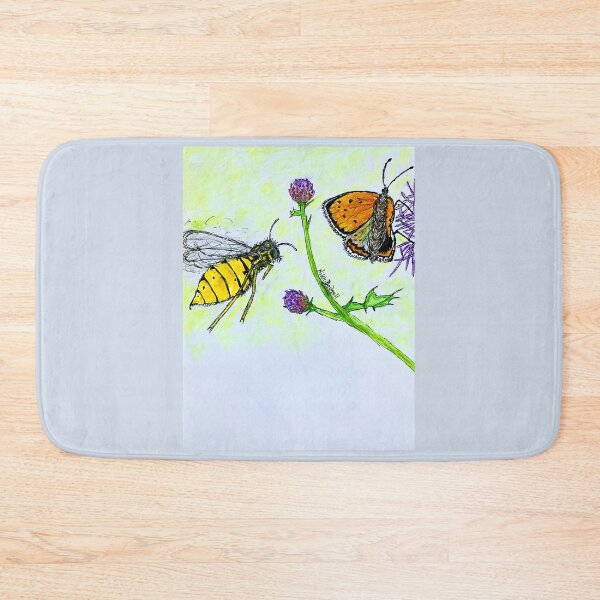 Item preview, Butterfly Wasp Attack designed and sold by Thoughtfulbugs.