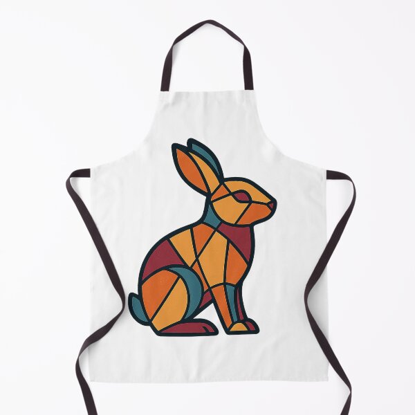 Item preview, Stained-Glass Hare (Geometric) designed and sold by BadaBingBear.