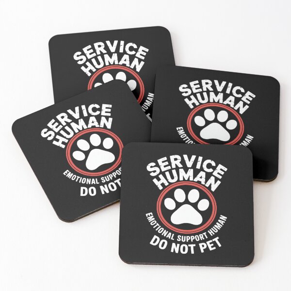 Item preview, Service Human – Emotional Support Human Funny Dog Quote designed and sold by Gogetgiggles.
