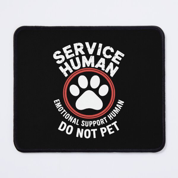 Item preview, Service Human – Emotional Support Human Funny Dog Quote designed and sold by Gogetgiggles.
