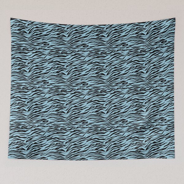 Item preview, Tiger Stripes Light Blue designed and sold by 4Craig.