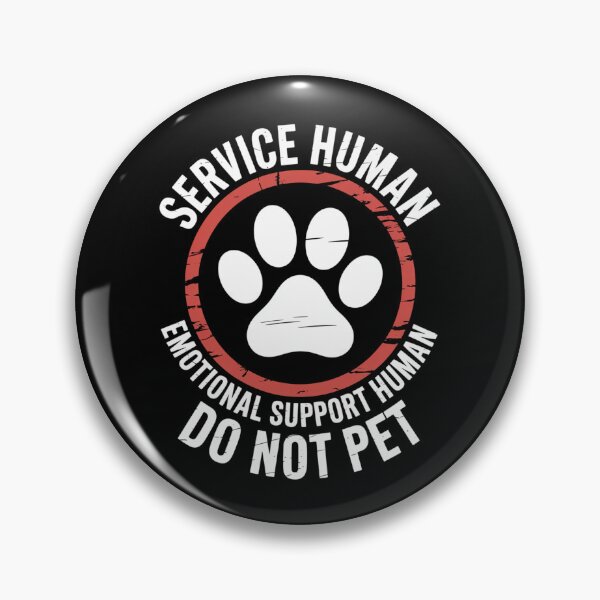 Item preview, Service Human – Emotional Support Human Funny Dog Quote designed and sold by Gogetgiggles.