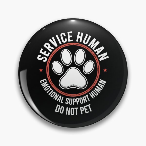 Item preview, Service Human – Emotional Support Human Funny Dog Quote designed and sold by Gogetgiggles.
