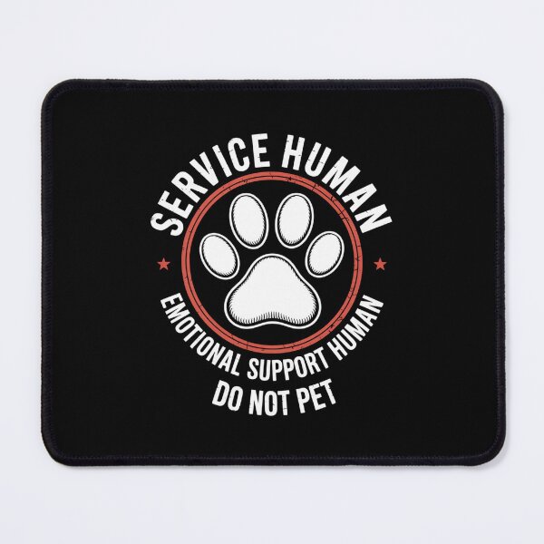 Item preview, Service Human – Emotional Support Human Funny Dog Quote designed and sold by Gogetgiggles.