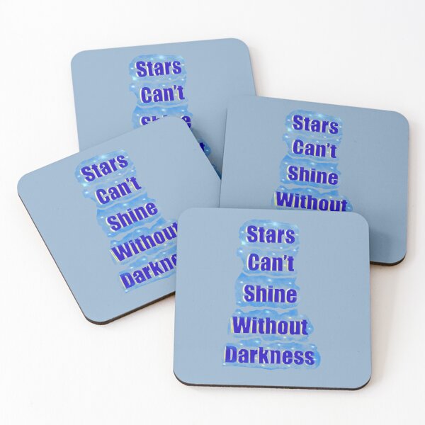 Item preview, Stars can’t shine without darkness-Inspirational Quote Design .  designed and sold by Shabi4Arts.