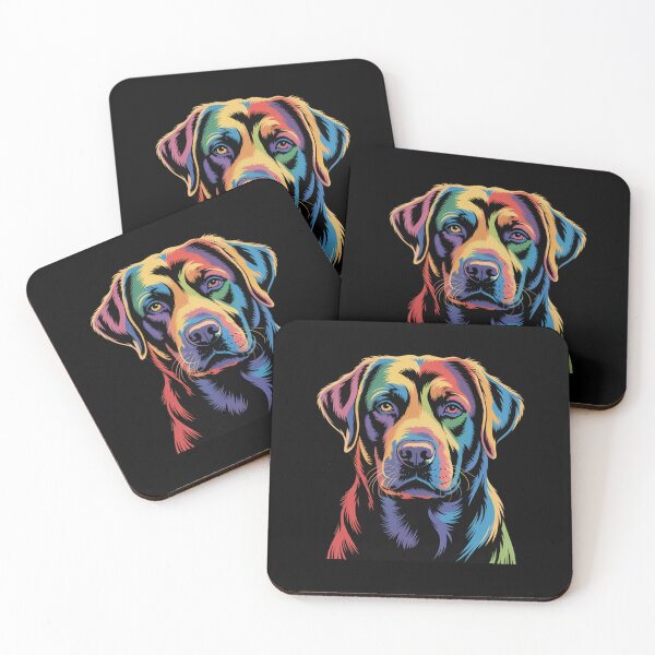 Item preview, Vibrant Pop Art Dog Portrait – Colorful Abstract Canine Artwork designed and sold by Gogetgiggles.
