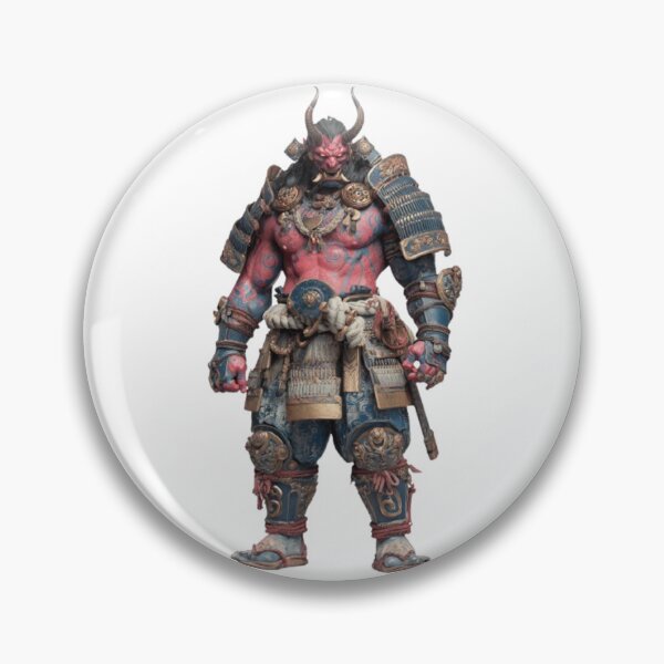 Item preview, Oni – The Demon Samurai of Japanese Mythology designed and sold by AlexLineArt.