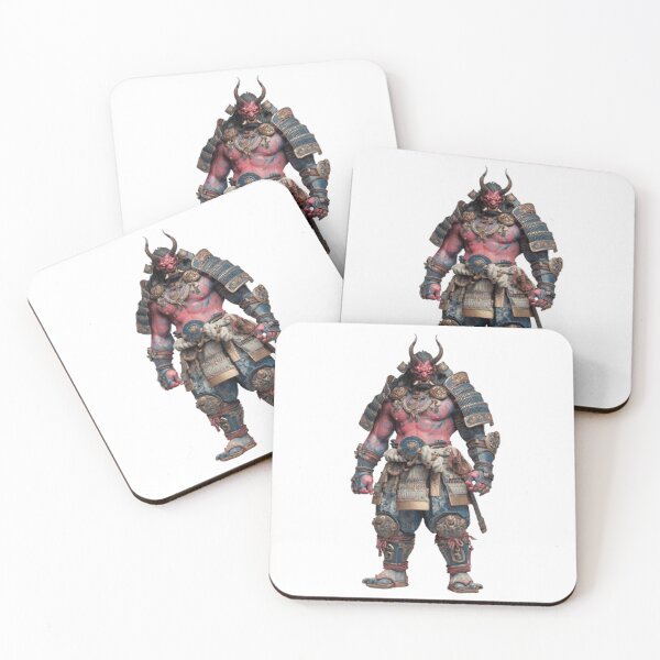 Item preview, Oni – The Demon Samurai of Japanese Mythology designed and sold by AlexLineArt.