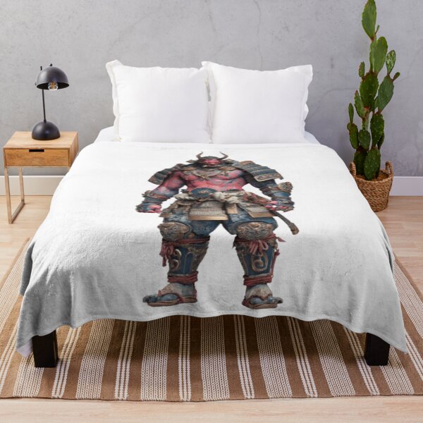Item preview, Oni – The Demon Samurai of Japanese Mythology designed and sold by AlexLineArt.