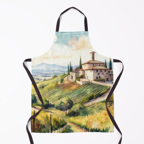 Item preview, Viñedo de acuarela en la Toscana designed and sold by MystAvalon.