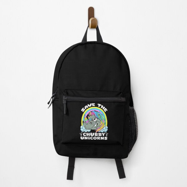 Item preview, Save The Chubby Unicorns - Funny Rhino Conservation Cartoon designed and sold by Dmetalx Art Apparel.