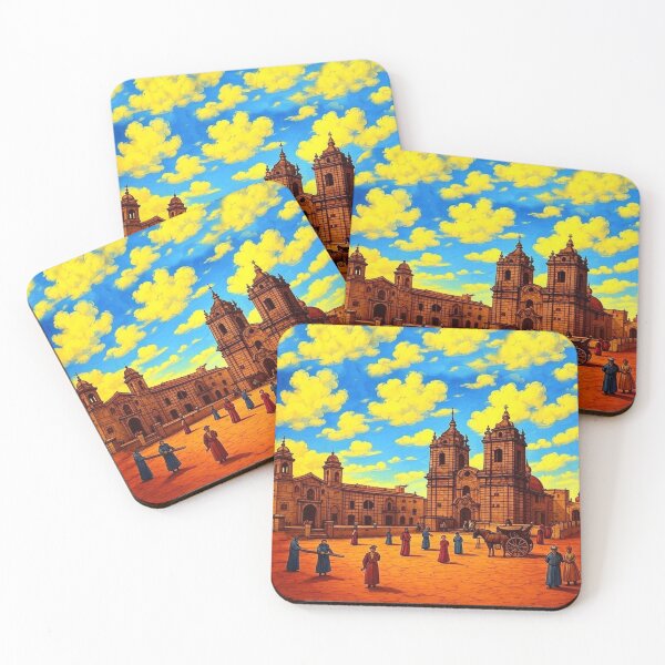 Item preview, San Francisco Convent – Viceregal Lima, 18th Century View designed and sold by Black Rex.