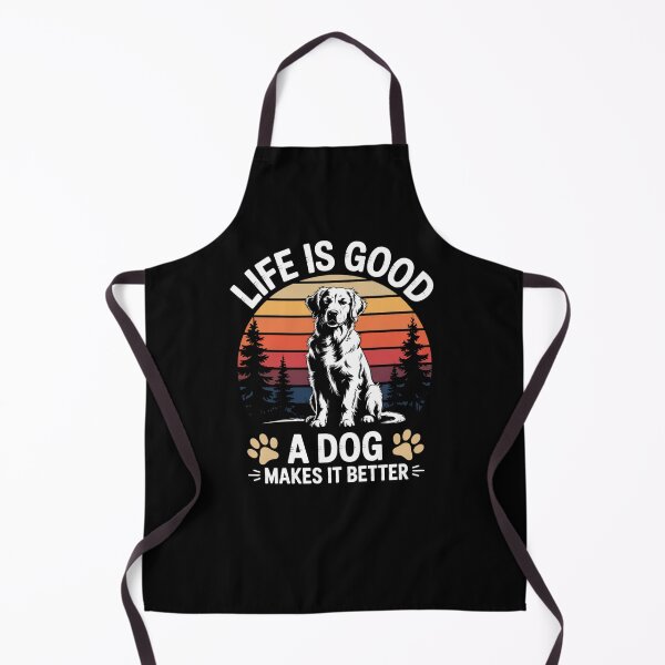 Item preview, Life Is Good A Dog Makes It Better – Inspirational Dog Lover Quote designed and sold by Gogetgiggles.