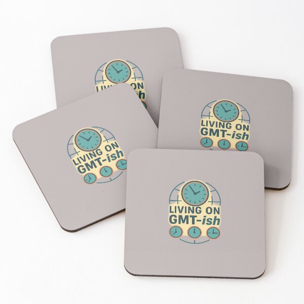 Item preview, Living on GMT-ish – Global Remote Work Humor Design designed and sold by WojcikDesigns.