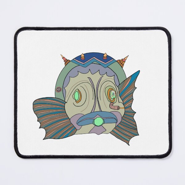Item preview, Steampunk Deep-Sea Fish – Retro Futuristic Mechanical Creature Art designed and sold by Carmen Gomez.