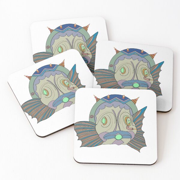 Item preview, Steampunk Deep-Sea Fish – Retro Futuristic Mechanical Creature Art designed and sold by Carmen Gomez.