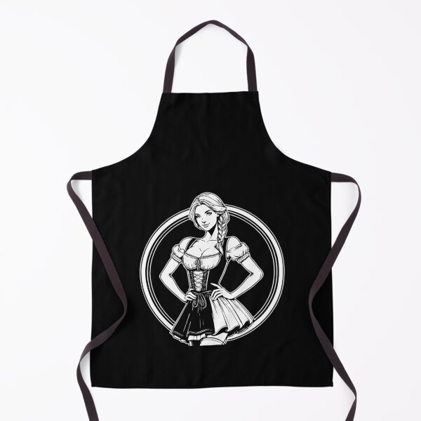 Item preview, Cool Dirndl Comic Design designed and sold by RetroMaritalArt.