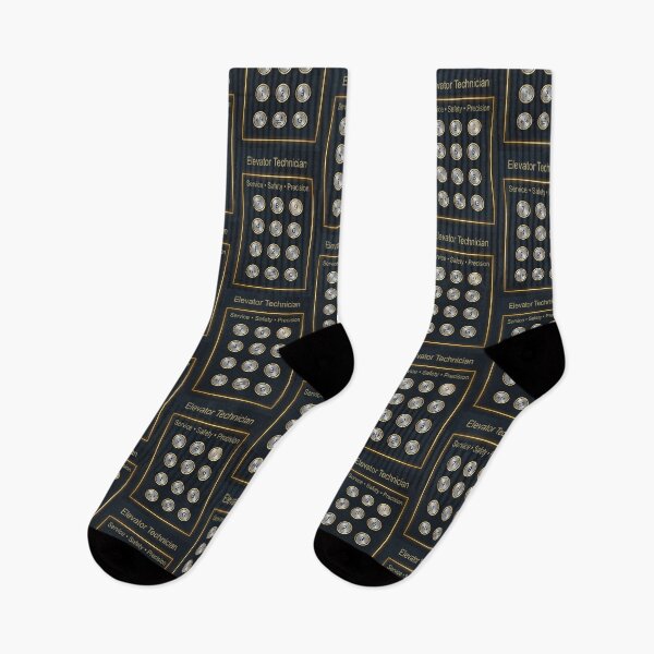Item preview, Elevator Technician – Service • Safety • Precision (Metallic Control Panel Design) designed and sold by glitchman2.