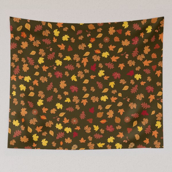 Item preview, Falling Autumn Leaves Pattern – Cozy Fall Season Design designed and sold by DeeLulu.
