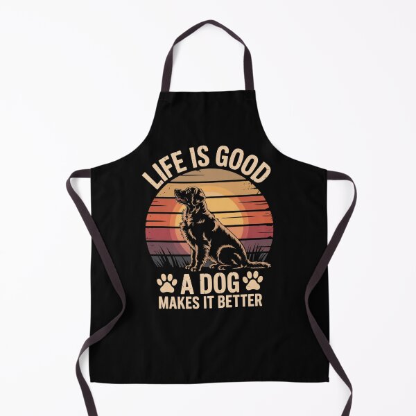 Item preview, Life Is Good A Dog Makes It Better – Inspirational Dog Lover Quote designed and sold by Gogetgiggles.