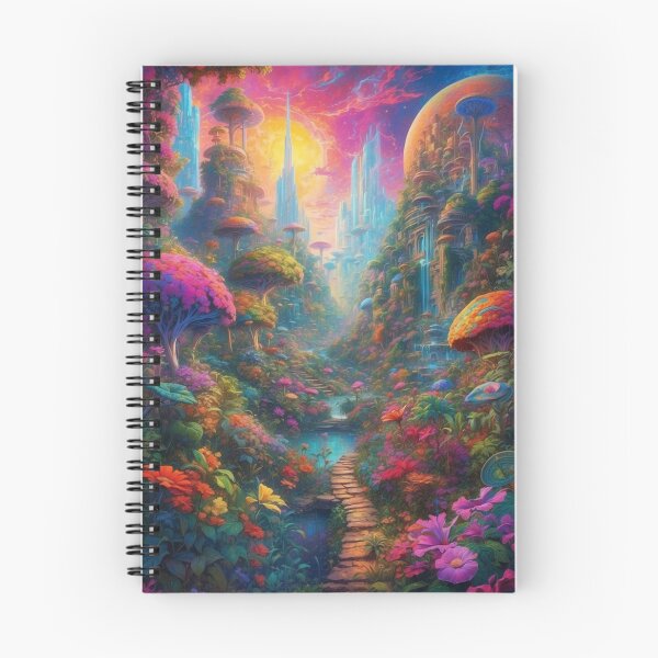 Aperçu de l'œuvre Royaume magique des fleurs et des couleurs créée et vendue par Czerkiz.