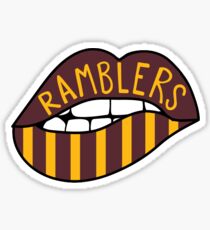 Loyola University Chicago Ramblers Lips Sticker