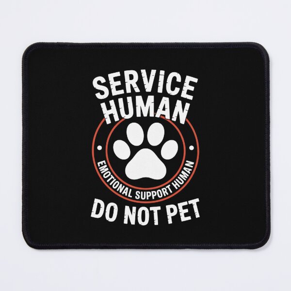 Item preview, Service Human – Emotional Support Human Funny Dog Quote designed and sold by Gogetgiggles.