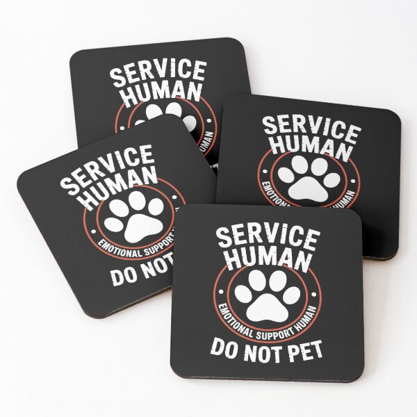 Item preview, Service Human – Emotional Support Human Funny Dog Quote designed and sold by Gogetgiggles.