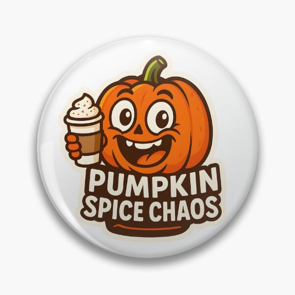 Item preview, Pumpkin Spice Chaos — Cute Coffee Pumpkin designed and sold by Cheerioza.