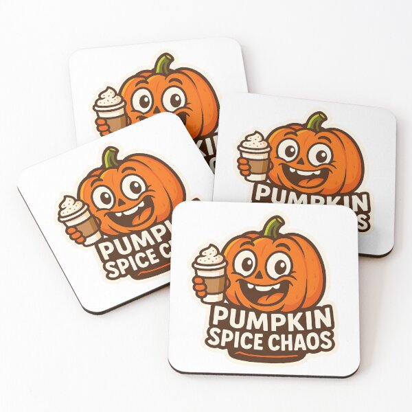 Item preview, Pumpkin Spice Chaos — Cute Coffee Pumpkin designed and sold by Cheerioza.