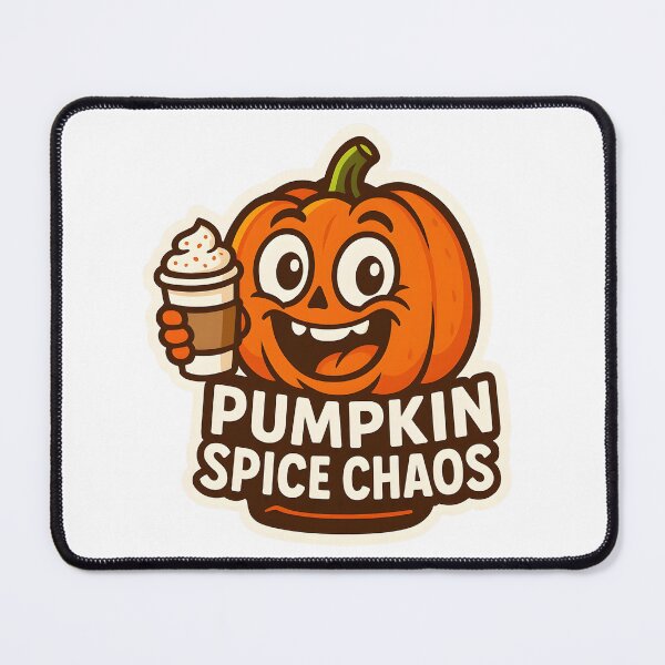 Item preview, Pumpkin Spice Chaos — Cute Coffee Pumpkin designed and sold by Cheerioza.