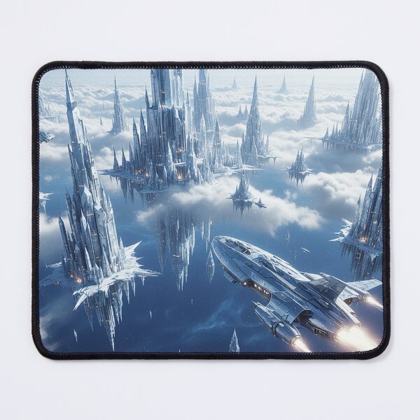 Item preview, Majestic Crystal Spires Sky City designed and sold by zzz888.