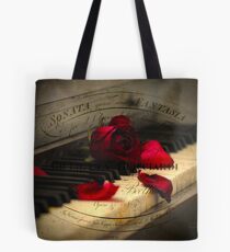 Sonata in Roses Tote Bag