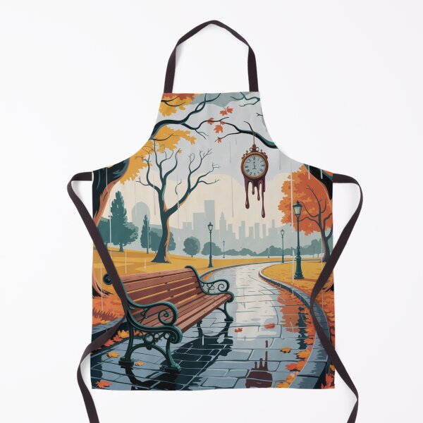 Item preview, Autumn day,style Salvador Dali oil paint. designed and sold by elegantpaterns.