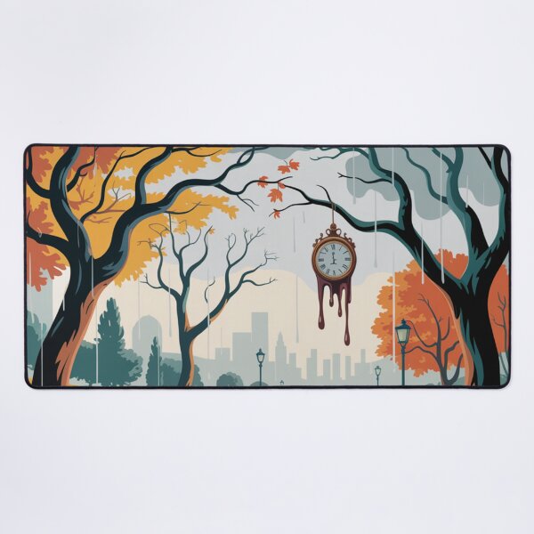 Item preview, Autumn day,style Salvador Dali oil paint. designed and sold by elegantpaterns.
