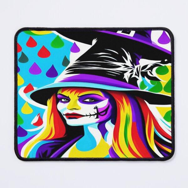 Item preview, Beautiful colorful Halloween witch. designed and sold by DaliaSabryTee.