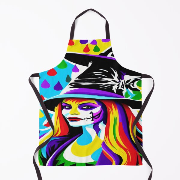 Item preview, Beautiful colorful Halloween witch. designed and sold by DaliaSabryTee.