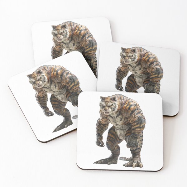 Item preview, Tiger Oni – The Beast Guardian of Japanese Myth designed and sold by AlexLineArt.