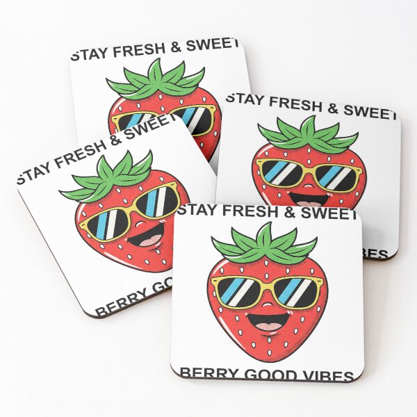 Item preview, Stay Fresh & Sweet | Funny Strawberry with Sunglasses Design designed and sold by ChameloX.